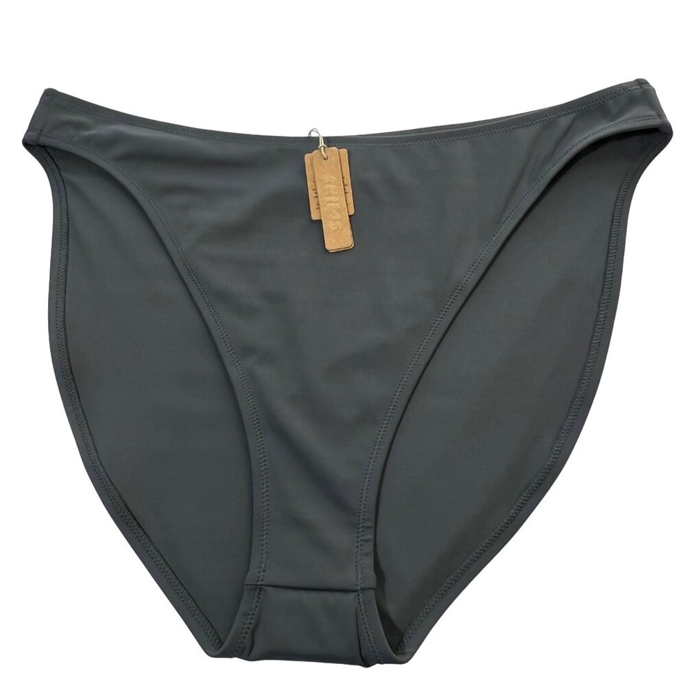 SKIMS Shaping Swim Dipped‎ Bikini Bottom Gunmetal 3X